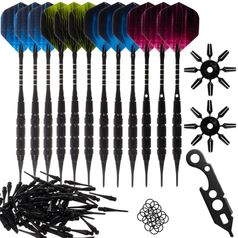 Darts set 12pcs + accessories Trizand 21629