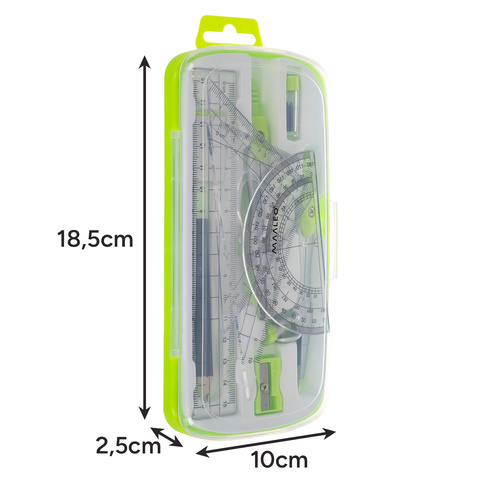 Geometrisches Set 10-teilig Maaleo 26170