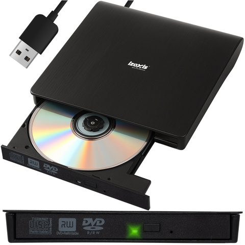 Externí mechanika + CD/DVD vypalovačka Izoxis 26083