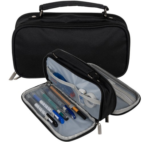 Trousse double pliable - noir Maaleo 24516