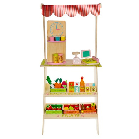 Wooden stall with accessories Kruzzel 24888