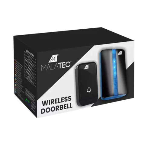 Wireless doorbell black Malatec 23371