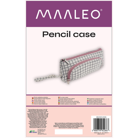 Double extendable pencil case Maaleo 24509