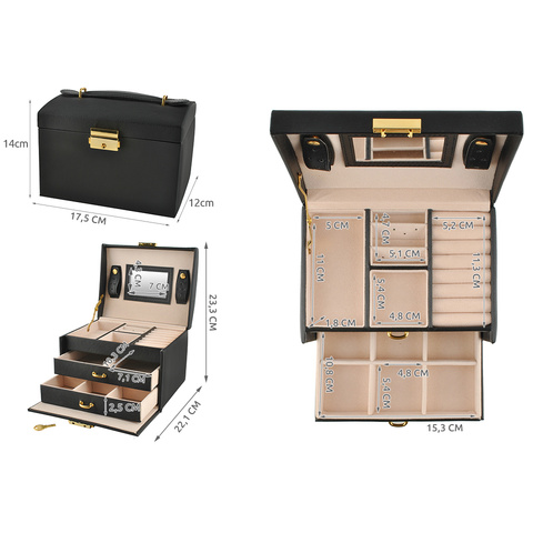 Coffret à bijoux - noir