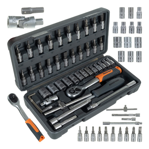 Coffret d'outils de 46 pièces. Bigstreen 26844