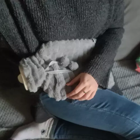 Rubber hot water bottle in cover 2000ml Ruhhy 19806