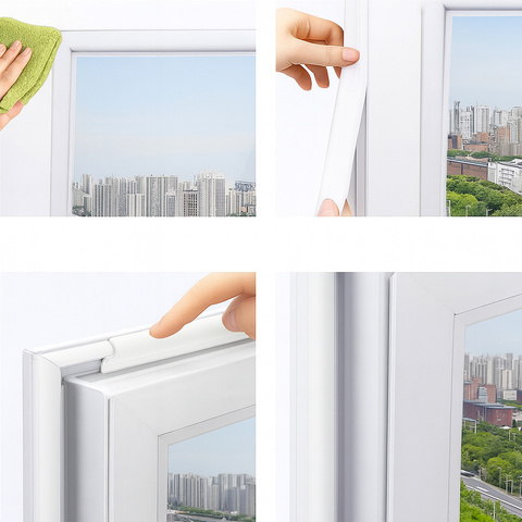 Weiße Zugluftdichtung Ruhhy 26271