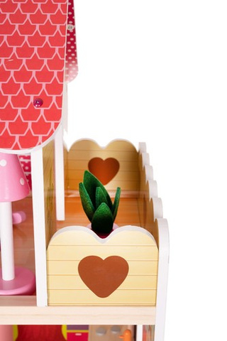 Wooden dollhouse - villa D11252