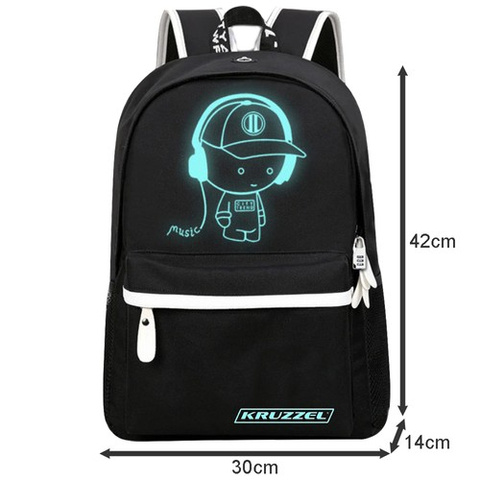 Kruzzel USB Light Up Backpack 19374