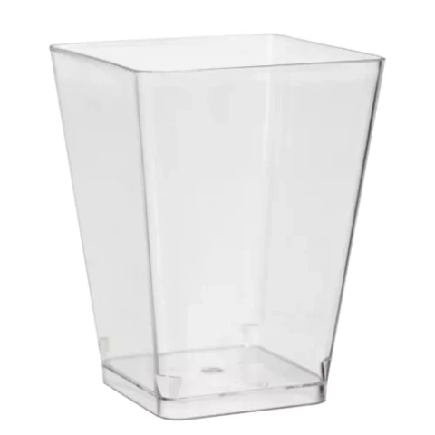 Quadratische Tassen - 50 Stück. 120 ml Ruhhy 21164