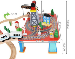 Wooden train - battery operated train