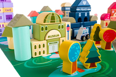 Wooden blocks - city
