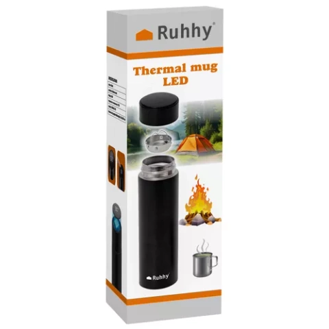 Tasse thermique avec affichage LED Ruhhy 23261