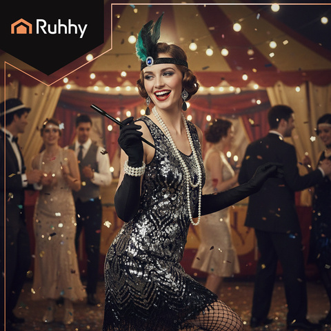 Strój damy - zestaw 9el. Ruhhy 26273