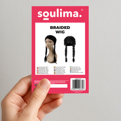 Long women's wig - braids Soulima 26861
