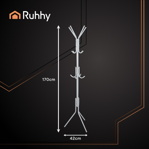 Pastatoma pakaba 170 cm - balta Ruhhy 26360