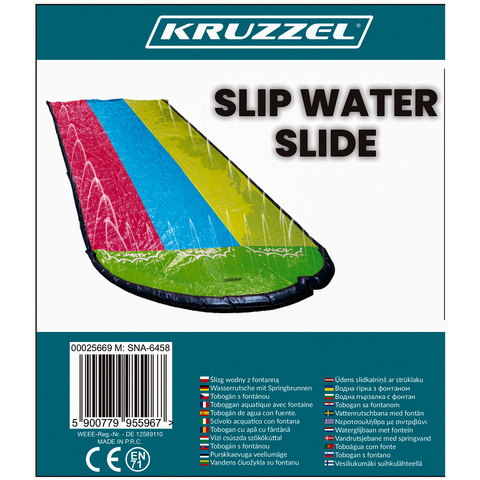 Water slide with fountain Kruzzel 25669
