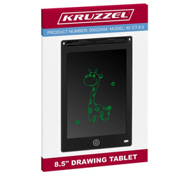 Drawing tablet 8.5" black KRUZZEL 22454