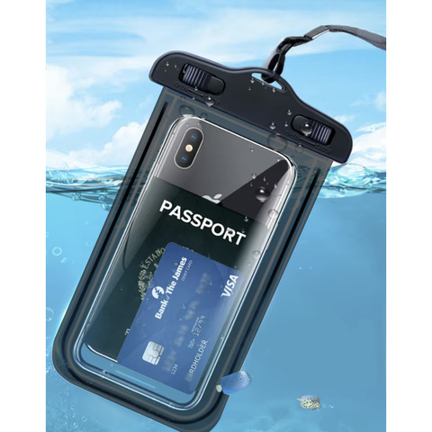 Wasserdichte Handyhülle - Schwarz 23414