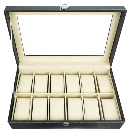 Organisateur de montres 12 compartiments