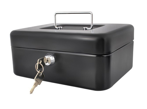 Black cash box