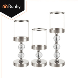 Candlestick-lantern set of 3 Ruhhy 22314
