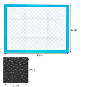 Absorbent hygienic pad - 100 pcs + bags