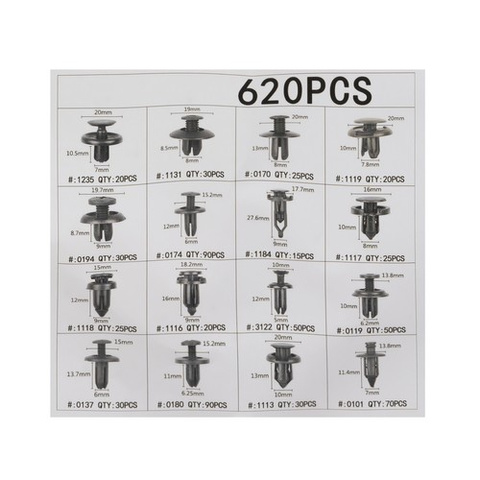 Satz Autoclips + Abzieher Xtrobb 24297