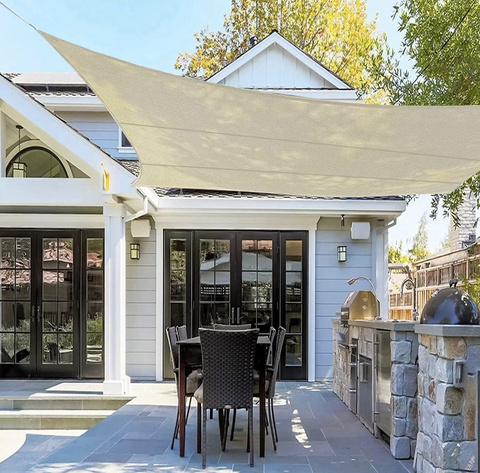 Sunshade sail 4x3m - beige Gardlov 23144