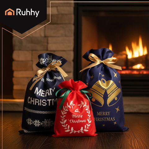 Sacs de Noël - lot de 8 pcs. Ruhy 22251