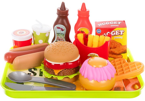 Fast food toy set