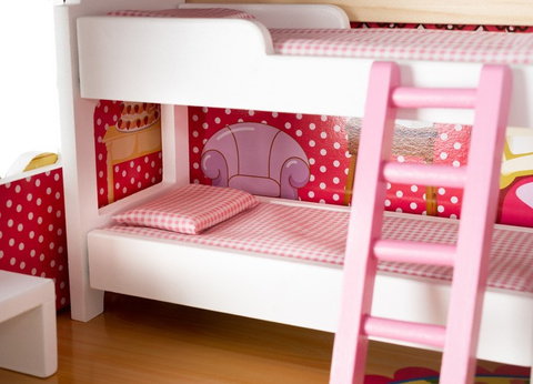 Wooden dollhouse - villa D11252