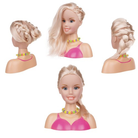 Styling head with accessories 23437