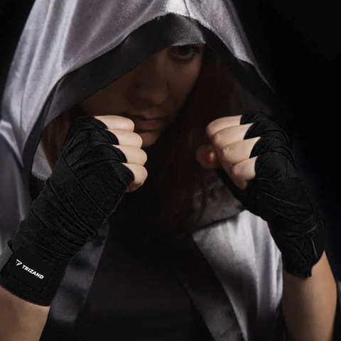 Bandages de boxe 4 m x 2 pièces Trizand 23015