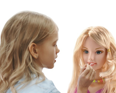 Stylingkopf mit Zubehör