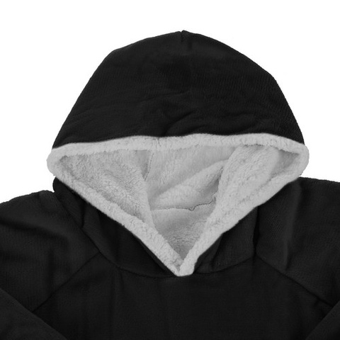 XXL sweatshirt - blanket black Ruhhy 24403