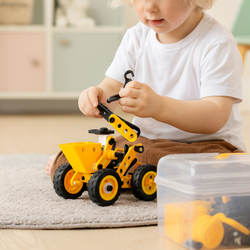 Construction blocks - vehicles 100 pieces ISO TRADE