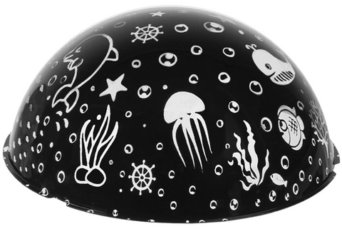 Night light with projector - black LP16857