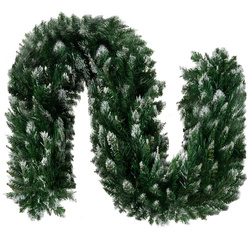 Snow-covered Christmas tree garland 2.7m HQ Ruhhy 22326