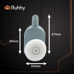 Roue de cabine de douche - lot de 8