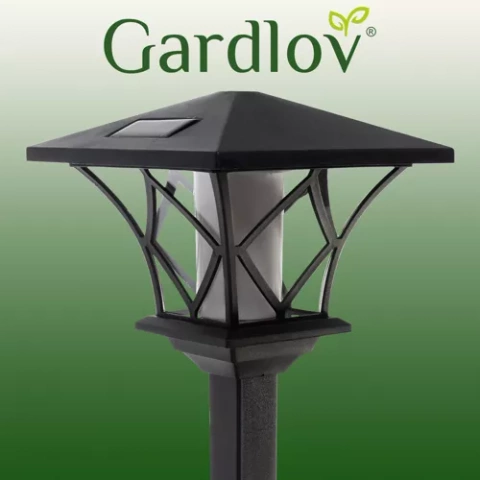 Gardlov 23548 lampe de jardin solaire - lanterne