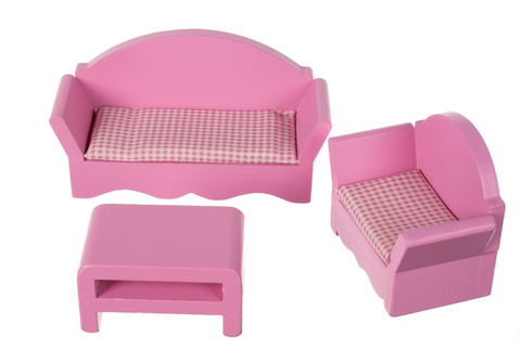 Wooden dollhouse - villa D11252