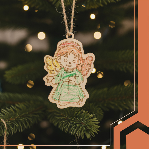 Wooden baubles for painting 24 pcs Ruhhy 26471