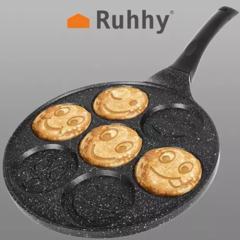 Poêle à œufs et crêpes Ruhhy 19317