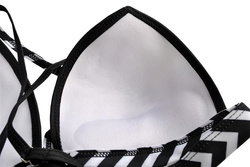 Badeanzug mit hoher Taille – S