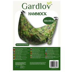 Santiago Army Tourist Hammock 260x140cm Net