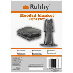 Light gray sweatshirt and bathrobe Ruhhy 22649