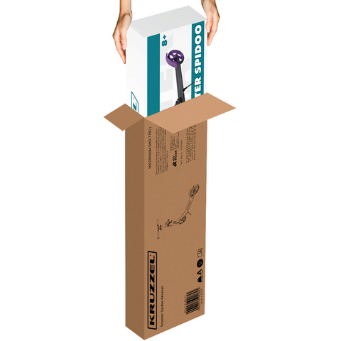 Spidoo Roller lila Kruzzel 25630