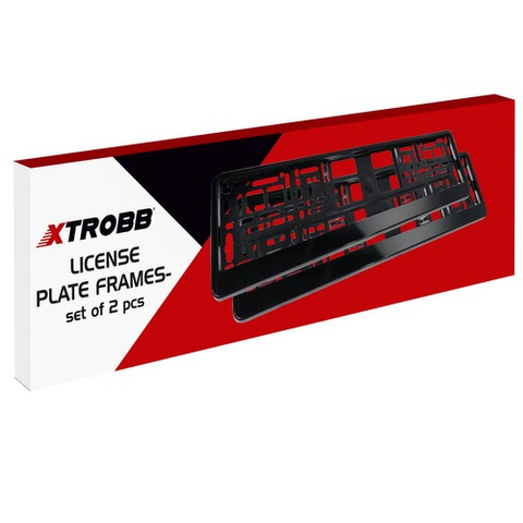 License plate frame 2 pcs Xtrobb 22028