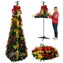 Faltbarer Weihnachtsbaum mit Dekorationen 1,8m Ruhhy 26757